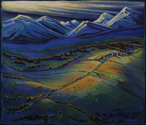 October Foothills  36 x 42
oil on canvas $3200